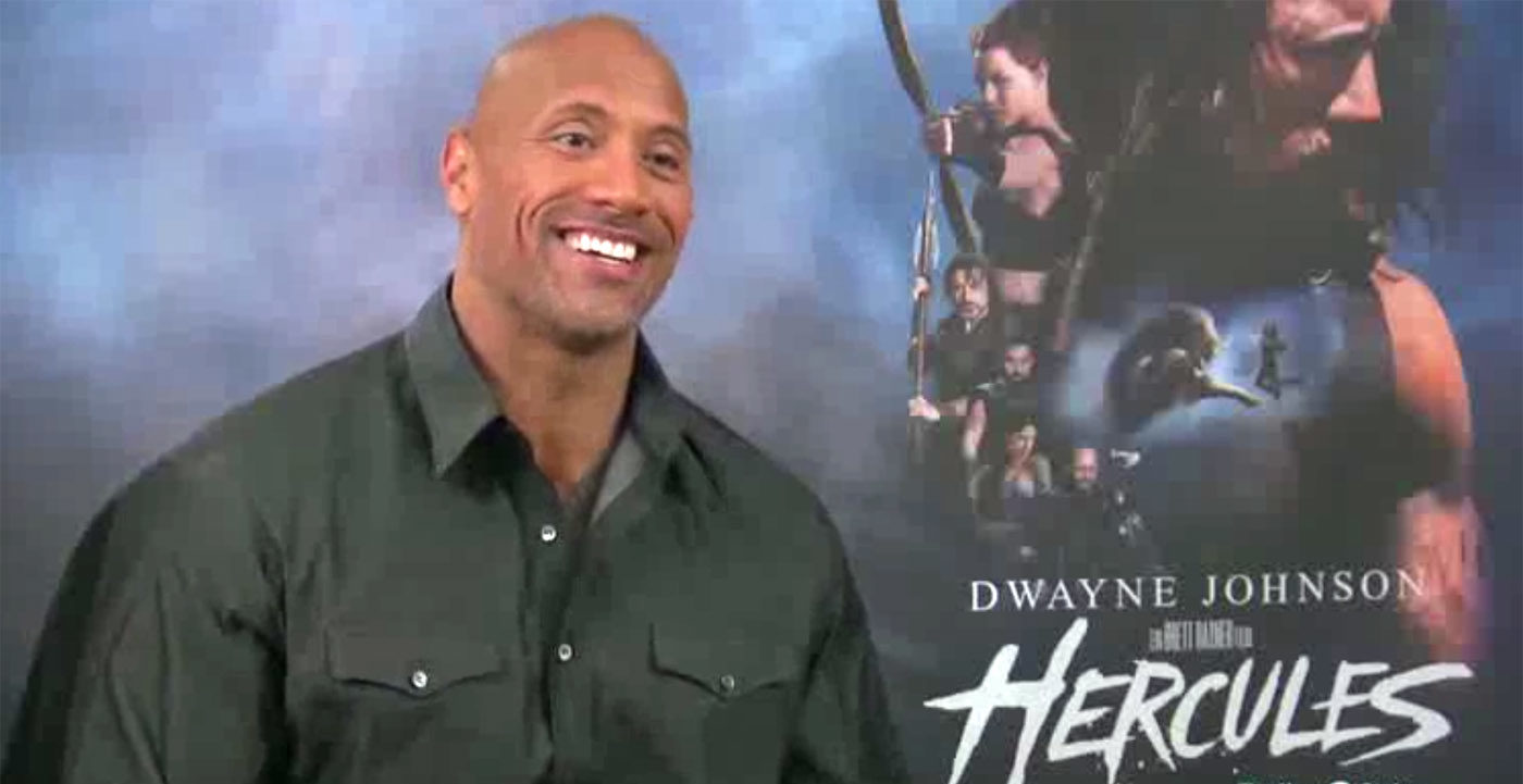 Jessica Neumayer interviewt Dwayne "The Rock" Johnson zu seiner Rolle als Herkules im gleichnamigen Film.